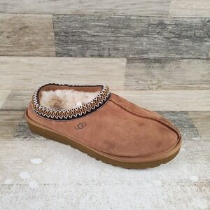UGG Tasman II Womens Slippers Sz 8 Chestnut Suede Comfort Slip On Round Toe